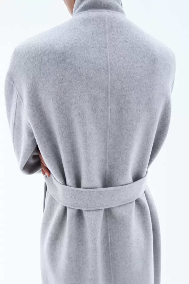 Neues Produkt Alexa Coat Light Grey Melange Filippa K Outerwear Damen - 2
