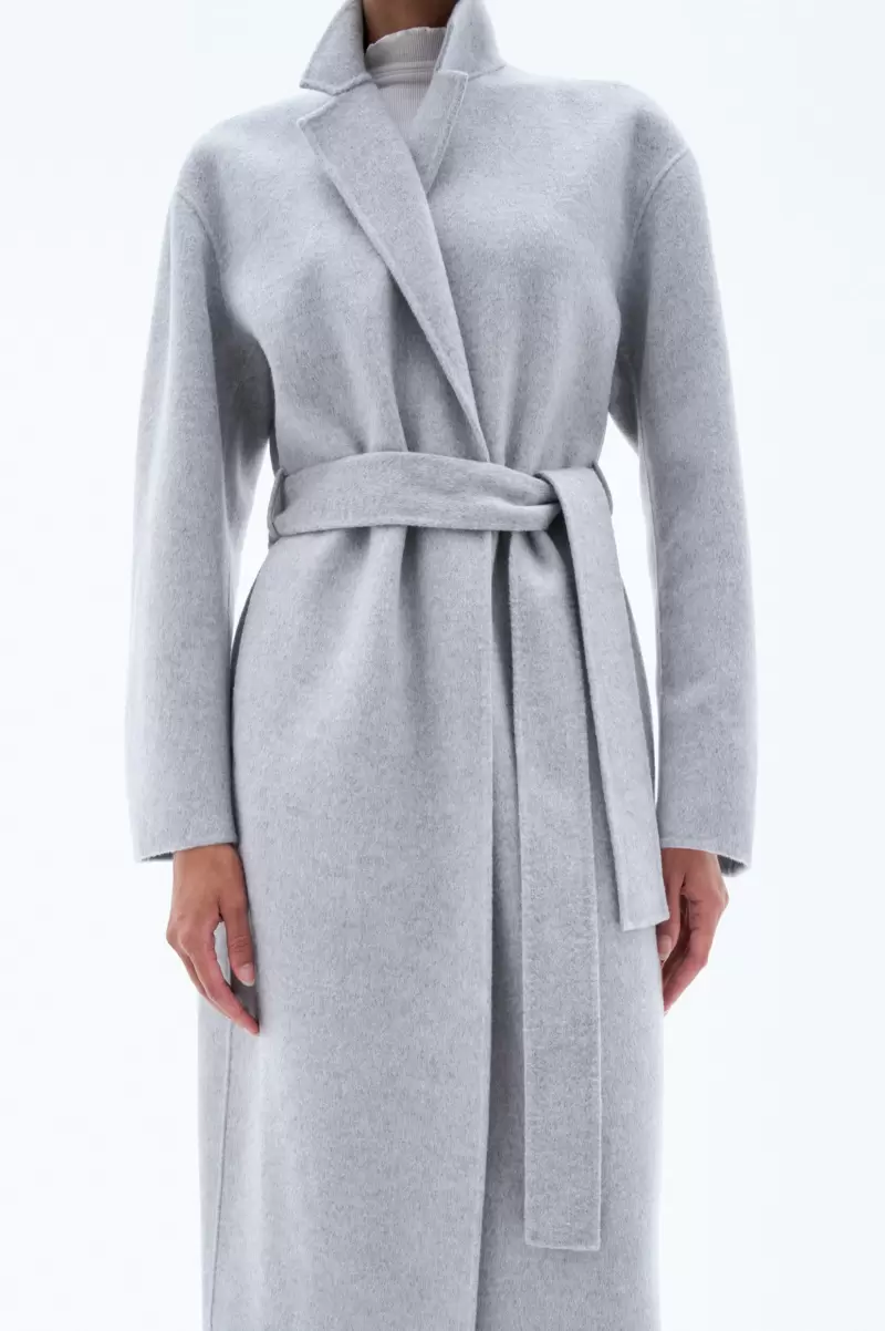Neues Produkt Alexa Coat Light Grey Melange Filippa K Outerwear Damen - 4