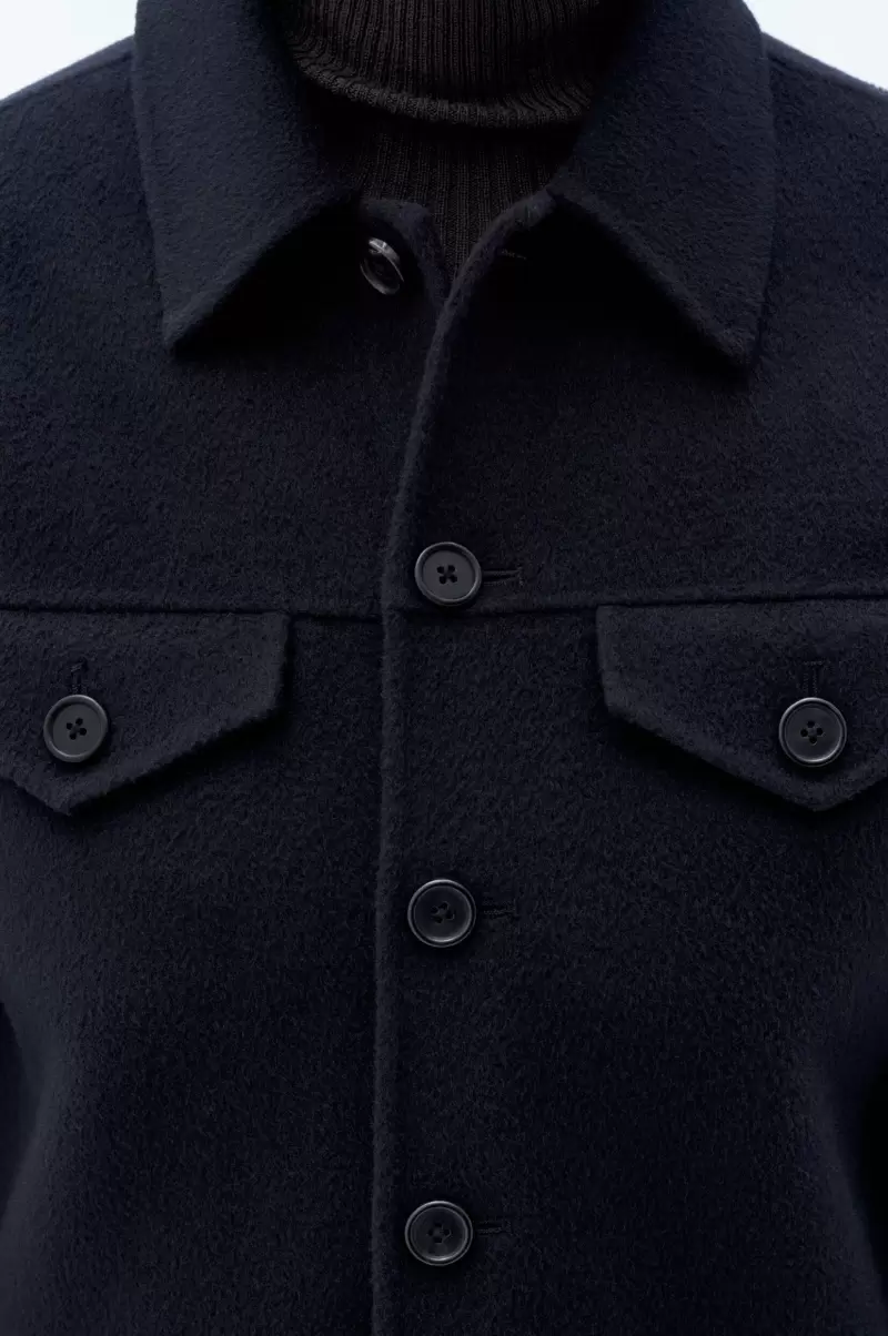 Short Wool Cashmere Jacket Werbestrategie Outerwear Black Damen Filippa K - 4