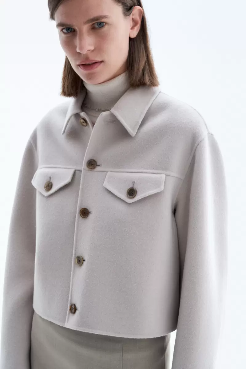 Filippa K Verkaufspreis Mousse Outerwear Damen Short Wool Cashmere Jacket - 2