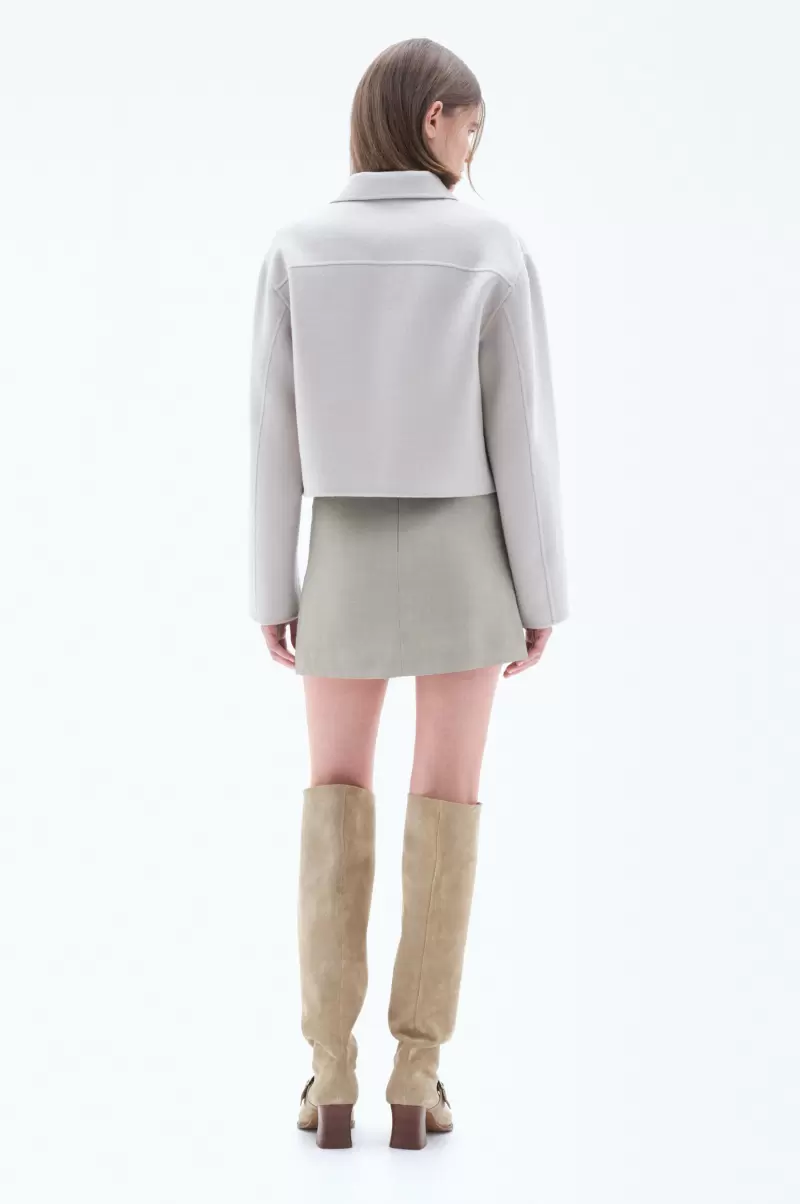 Filippa K Verkaufspreis Mousse Outerwear Damen Short Wool Cashmere Jacket - 3