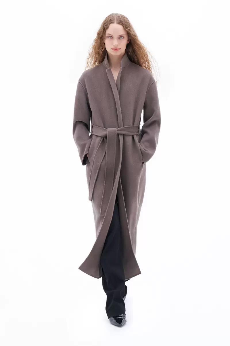 Dark Taupe Outerwear Alexa Mantel Damen Filippa K Tiefstpreis