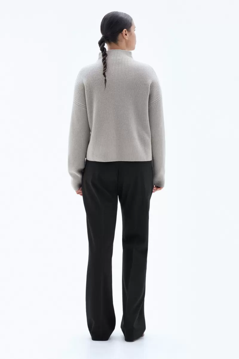 Filippa K Willow Sweater Grey Beige Strick Mode Damen - 3
