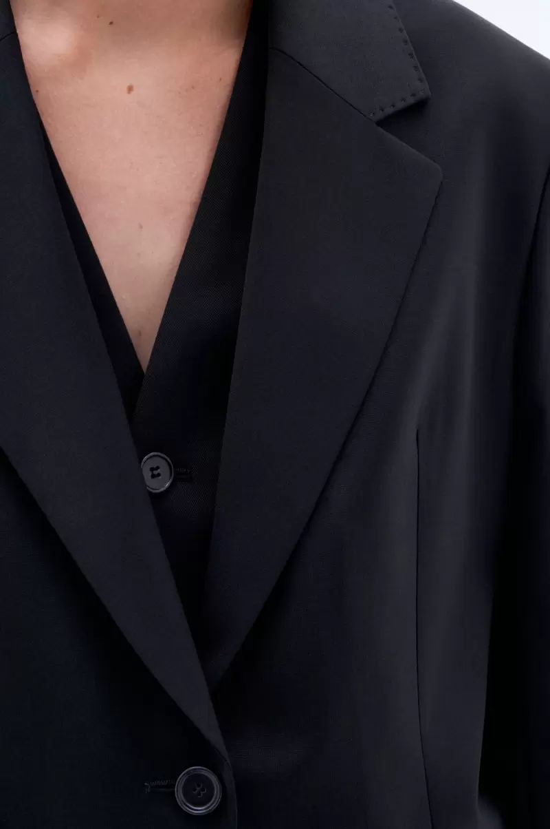 Kaufen Alison Cool Wool Blazer Damen Tailoring Filippa K Black - 2