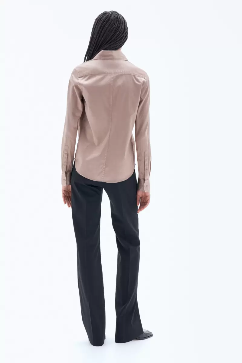 Damen Hemden Geschäft Nougat Filippa K Stückgefärbtes Hemd - 3