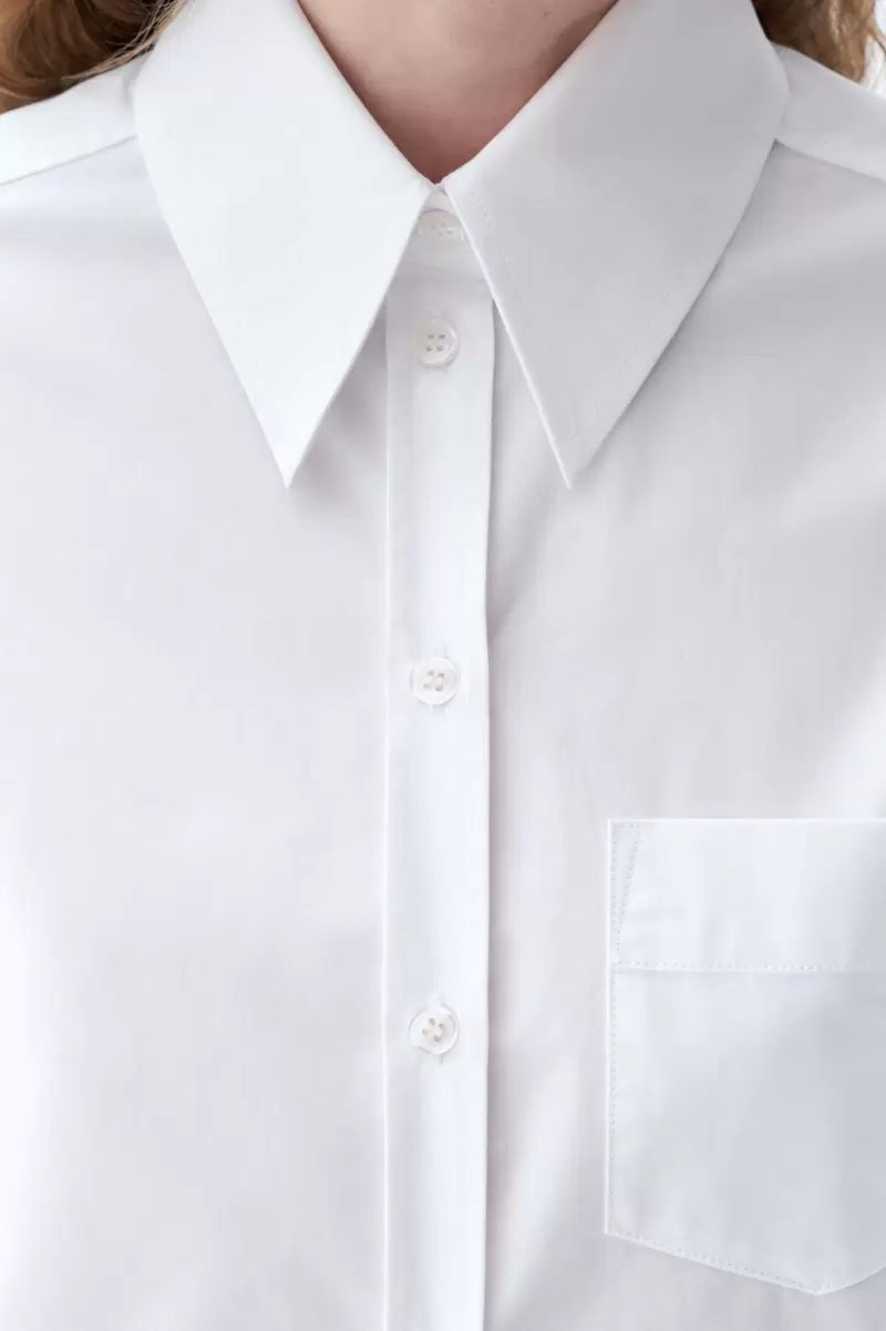 Frühbucherrabatt Hemden White Hemd Aus Popeline Filippa K Damen - 1