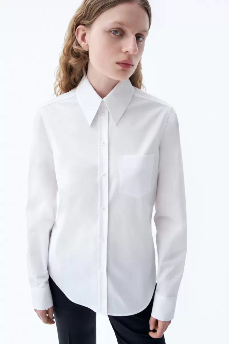 Frühbucherrabatt Hemden White Hemd Aus Popeline Filippa K Damen - 3