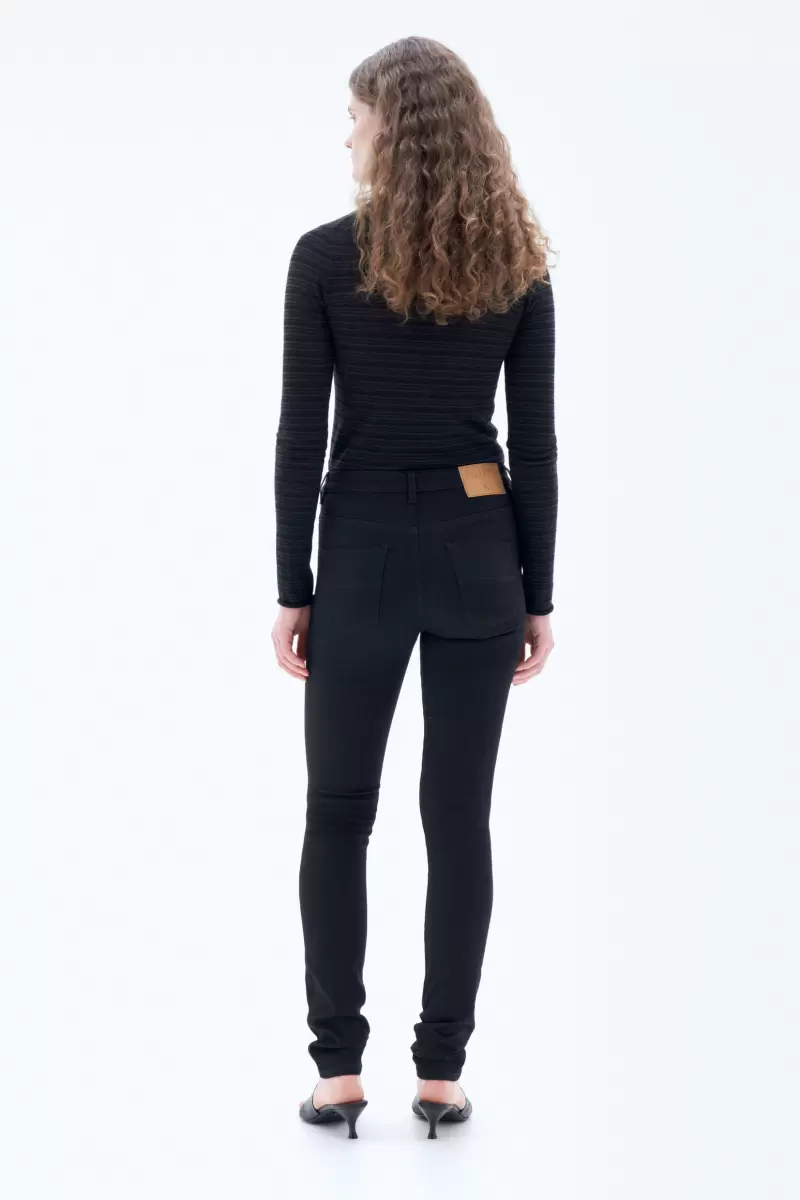 Filippa K Black Merkmal Denim Damen Lola Stretch-Jeans - 3