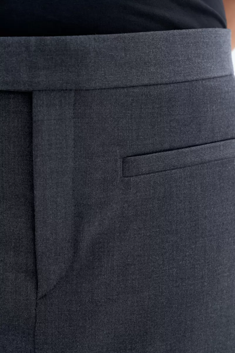 Long Tailored Skirt Dk. Grey Mel. Preisniveau Röcke & Shorts Filippa K Damen - 2