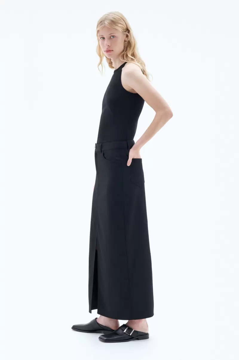 Röcke & Shorts 93 Five Pocket Skirt Filippa K Damen Black Verarbeitung - 1