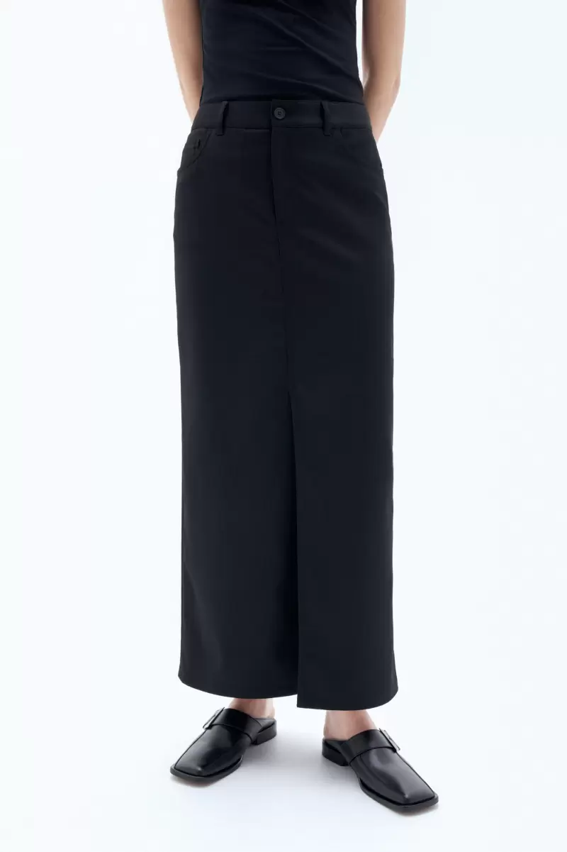 Röcke & Shorts 93 Five Pocket Skirt Filippa K Damen Black Verarbeitung - 2