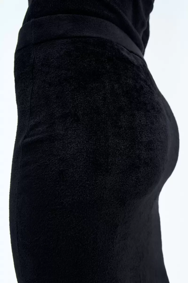 Damen Black Filippa K Röcke & Shorts 2024 Chenille-Strickrock - 1