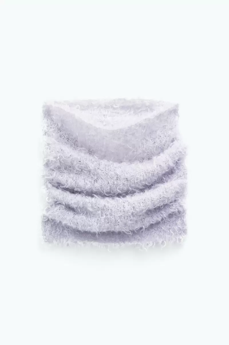 Mützen Und Schals Flauschiger Schlauchschal Damen Filippa K Produktqualitätsmanagement Pearl Grey
