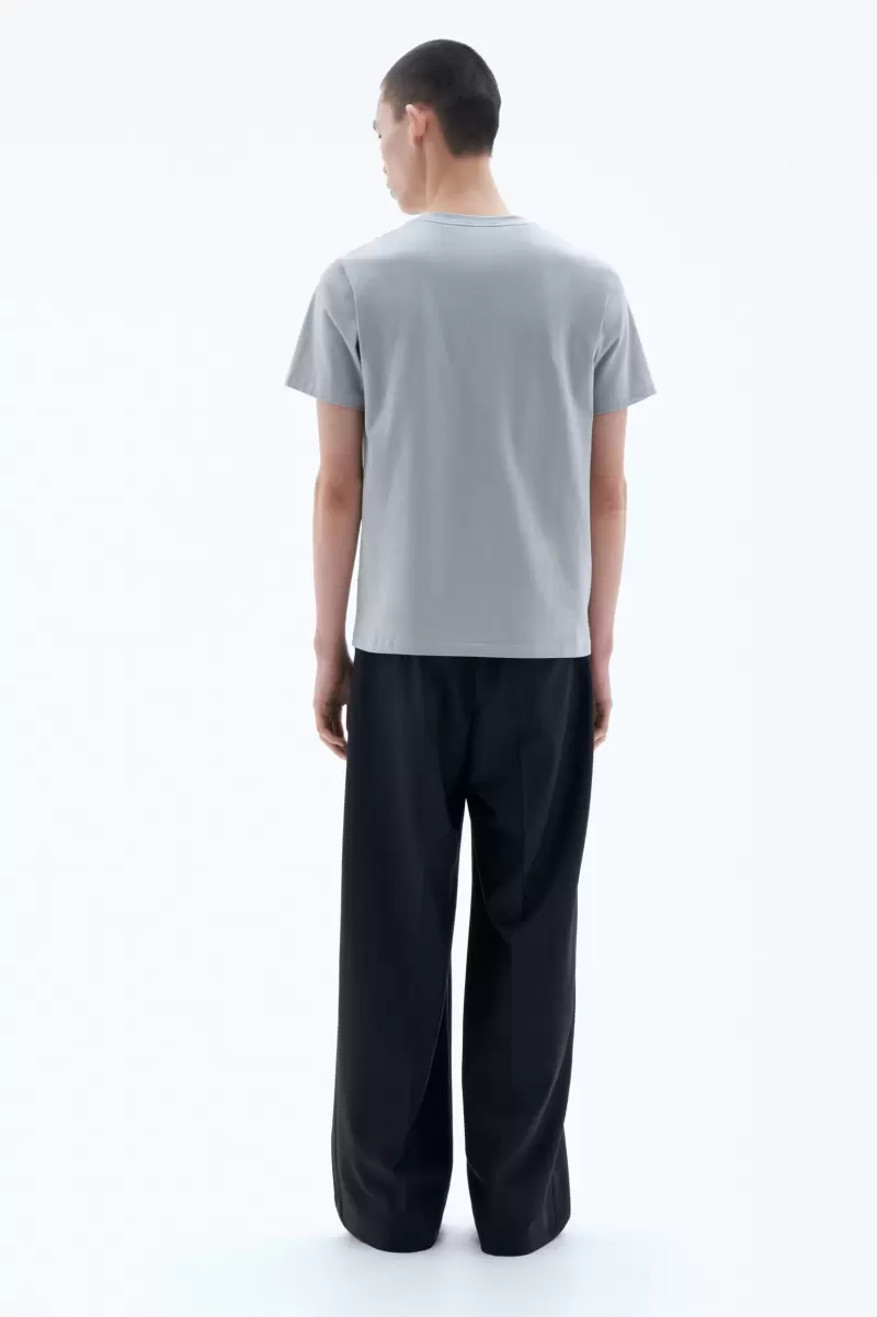 Sonderrabatt T-Shirt Aus Stretch-Baumwolle Herren Feather Grey T-Shirts Filippa K - 2