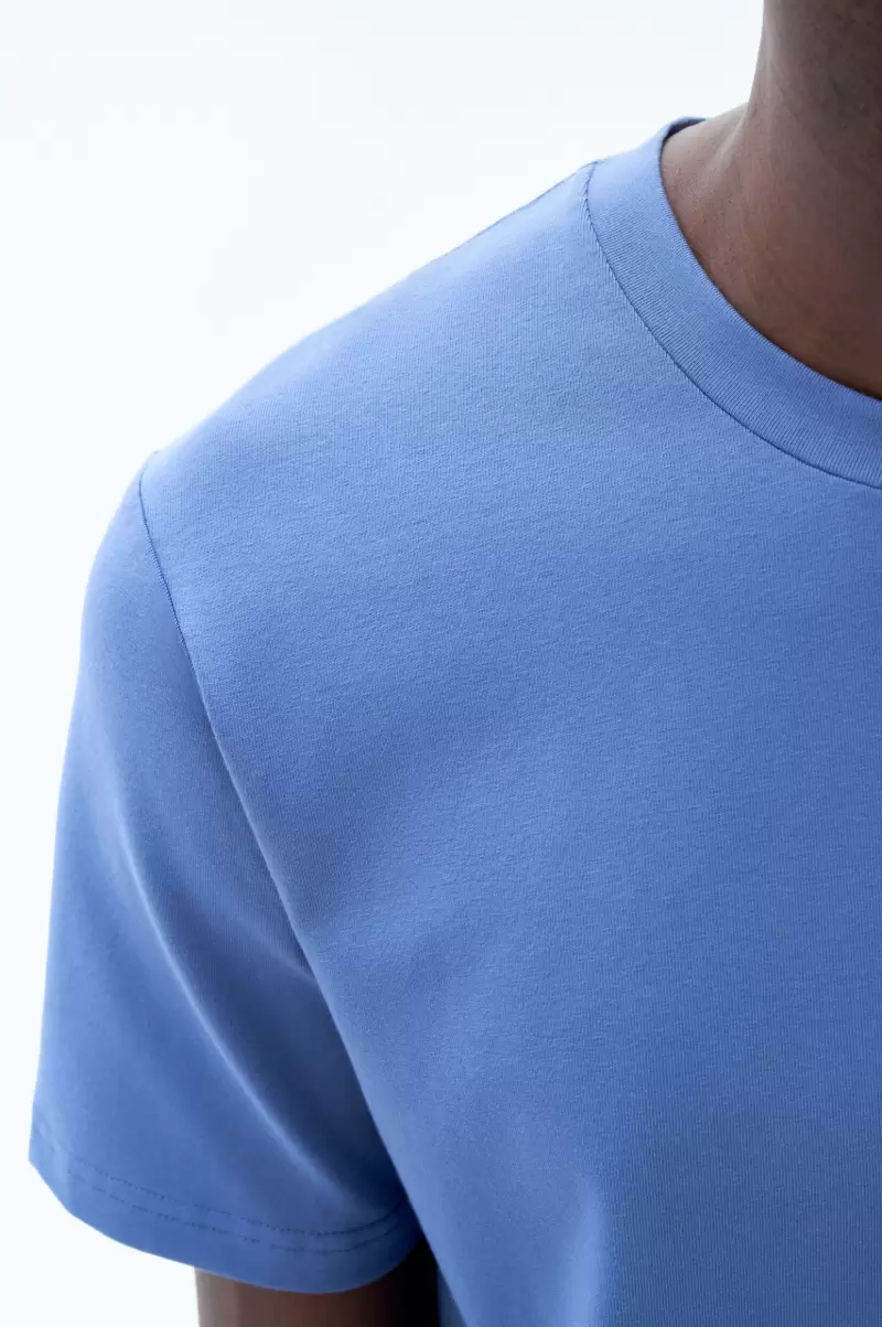 Herren Sonderangebot T-Shirts Stretch Cotton Tee Paris Blue Filippa K - 1