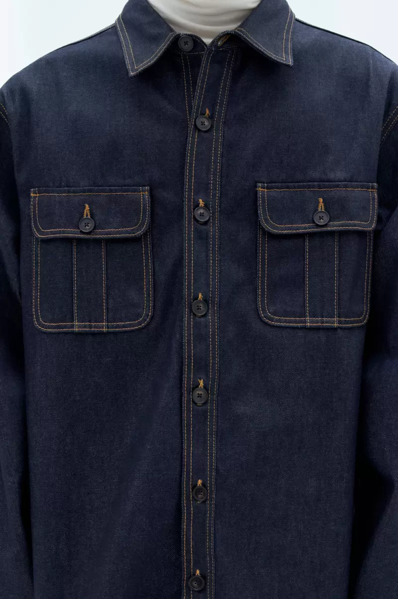 Filippa K Midnight Blue Kaufen Hemden Herren Oversize-Jeanshemd - 1