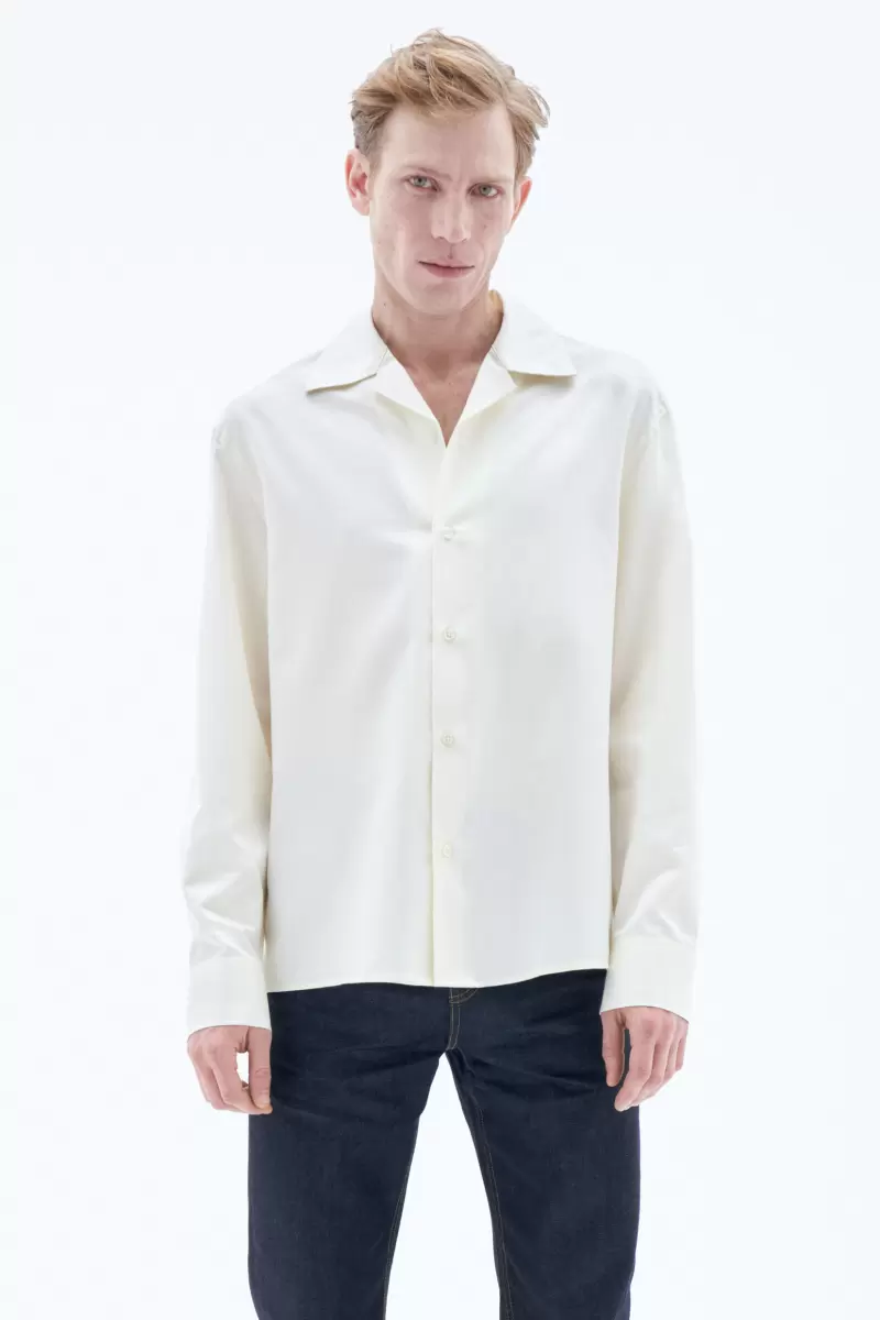 Herren Mengenrabatt Resort-Hemd Filippa K Hemden Winter White