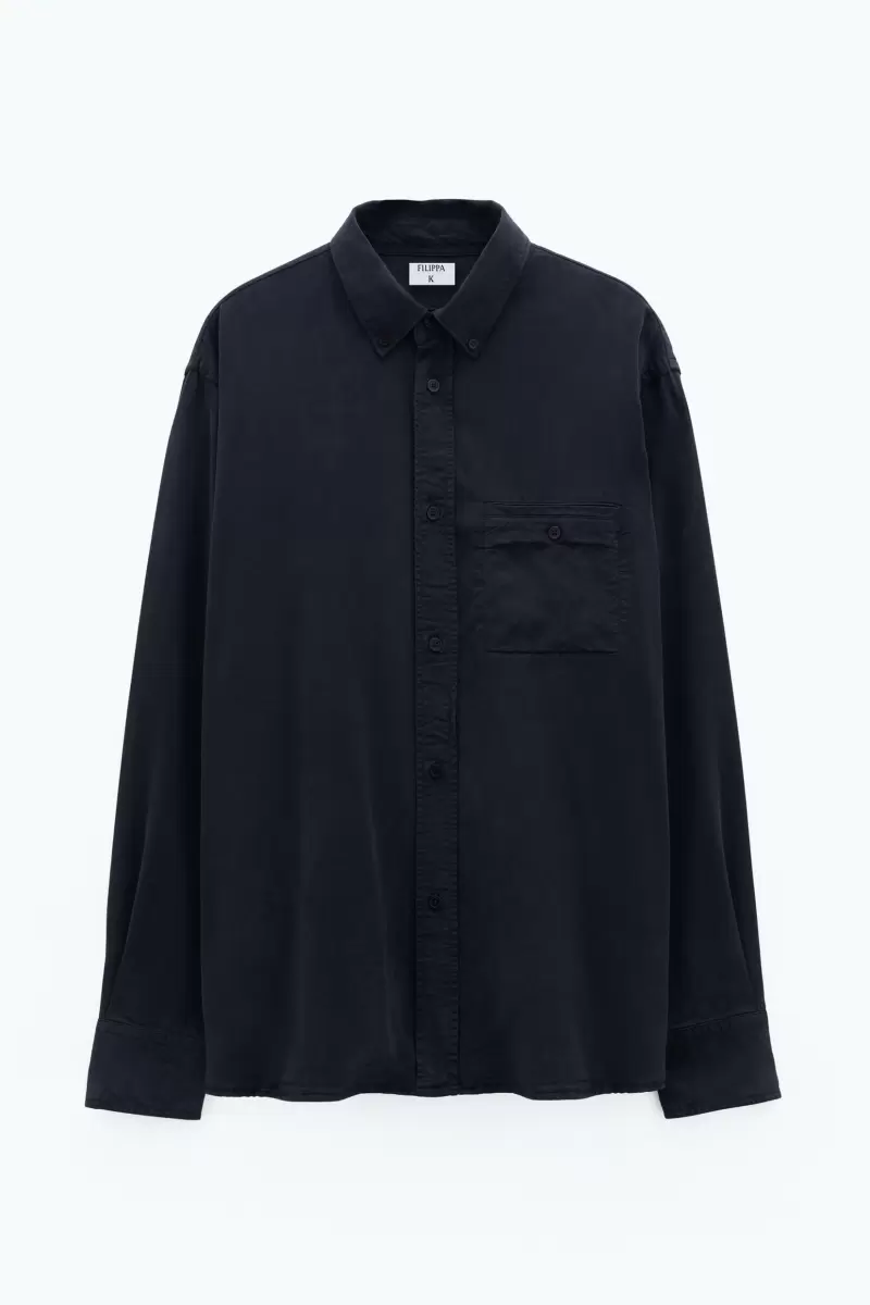 Herren Zachary Hemd Hemden Modell Almost Black Filippa K - 4