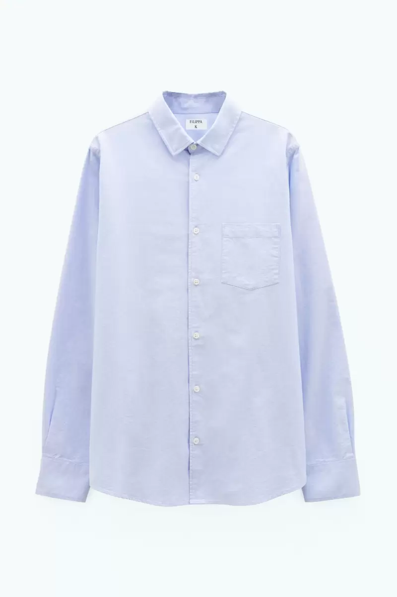 Tim Oxfordhemd Filippa K Herren Garantie Light Blue Hemden - 4