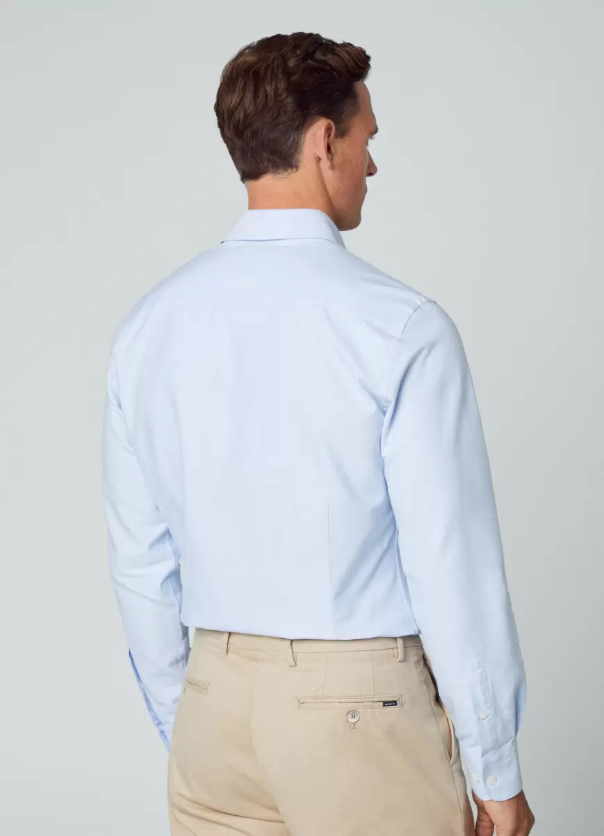 Sky Blue Herren Hackett London Hemden Hemd Oxford Slim Fit - 2