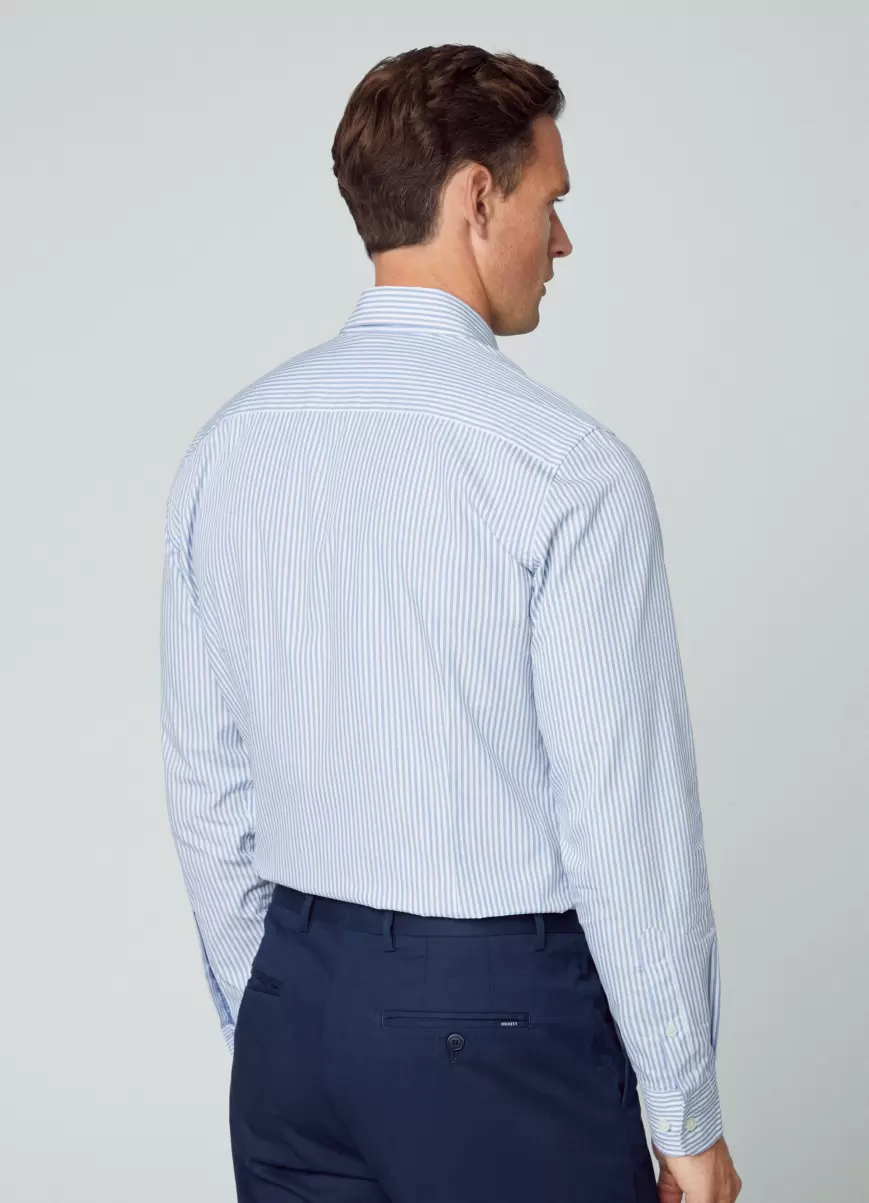 White/Sky Hackett London Hemden Herren Hemd Gestreift Slim Fit - 2