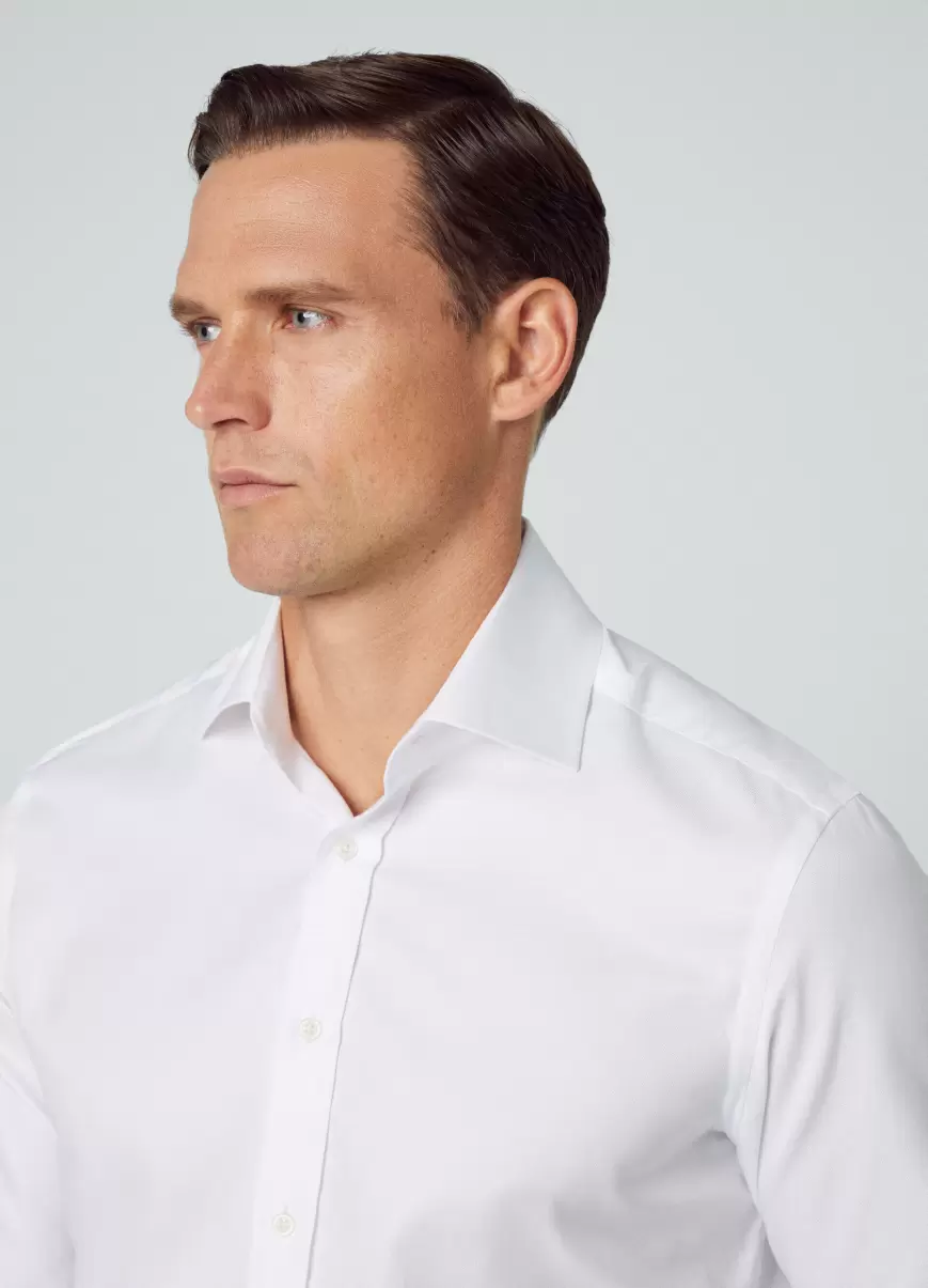 Hackett London White Herren Hemden Hemd Oxford Slim Fit - 1