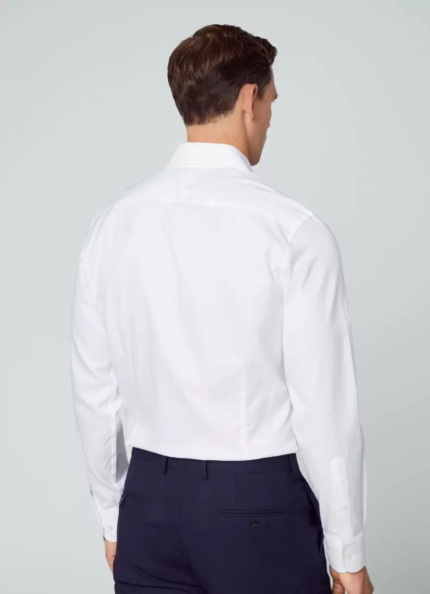 Hackett London White Herren Hemden Hemd Oxford Slim Fit - 2