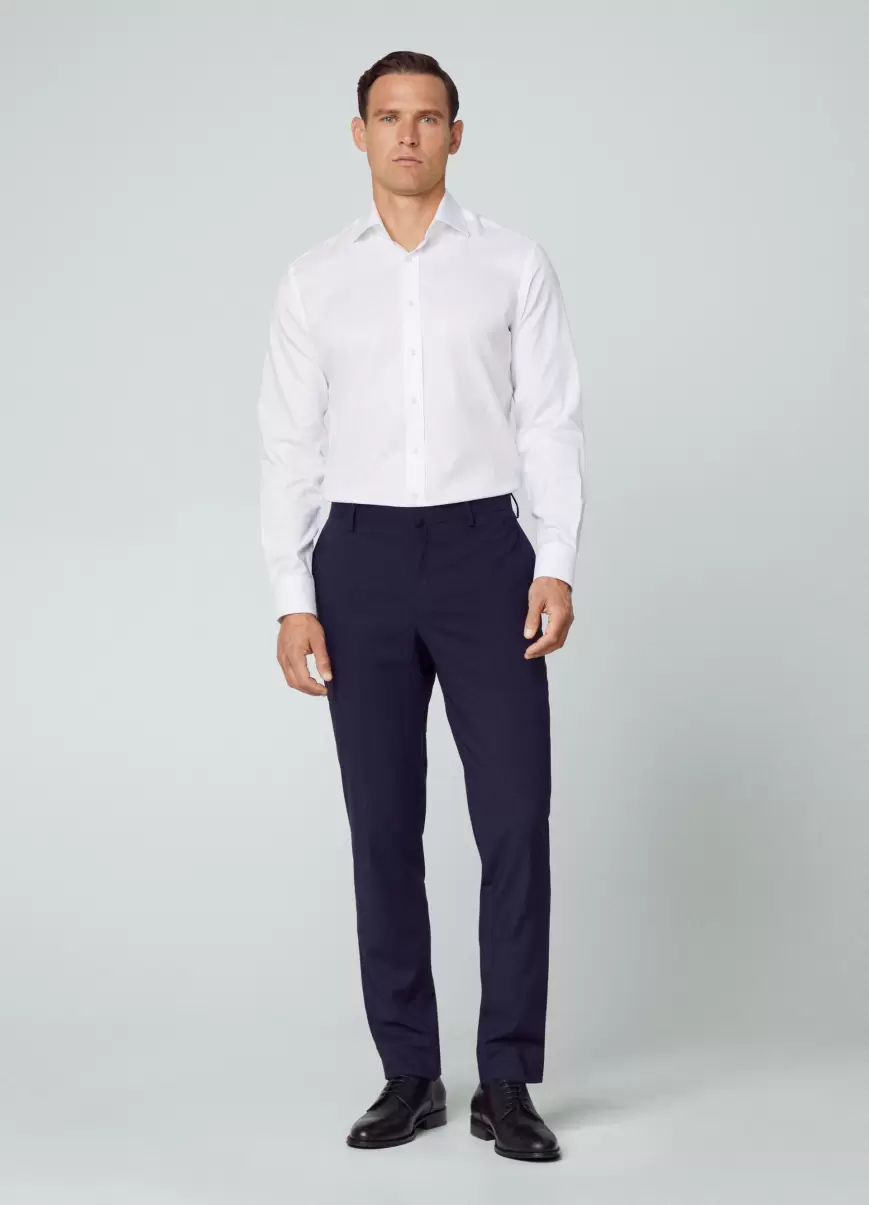 Hackett London White Herren Hemden Hemd Oxford Slim Fit - 4
