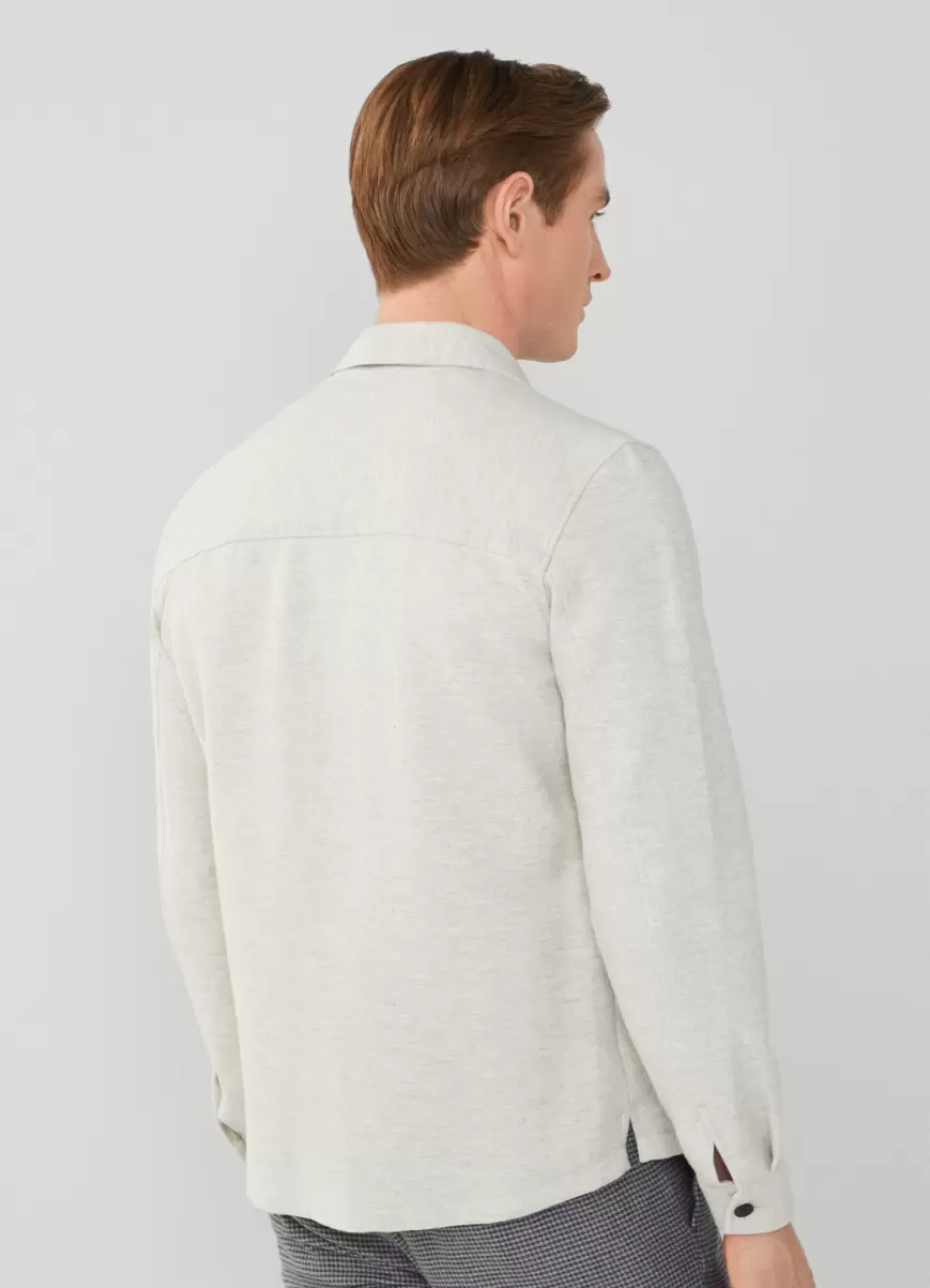 Hemden Hackett London Überhemd Baumwolle Grey Herren - 2