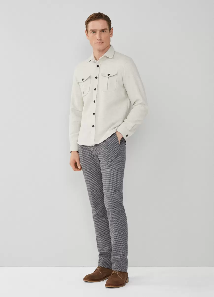 Hemden Hackett London Überhemd Baumwolle Grey Herren - 4