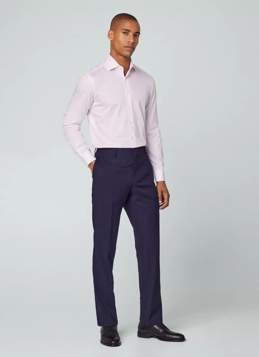 Pink/White Hemd Gestreift Slim Fit Hackett London Hemden Herren - 4