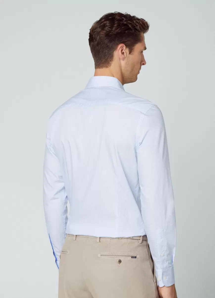 Hemd Gestreift Slim Fit Herren Blue/White Hackett London Hemden - 2