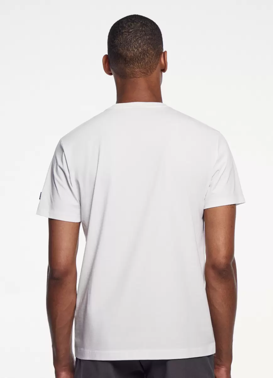 T-Shirts White T-Shirt Basic Logodruck Herren Hackett London - 3