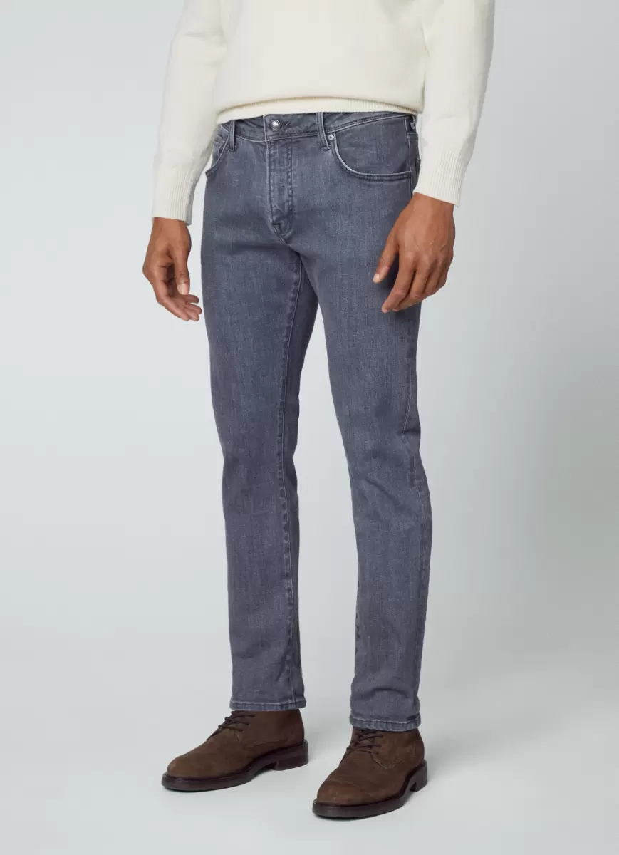 Herren Jeans Grey Powerflex Slim Fit Jeans Hackett London Grey - 1