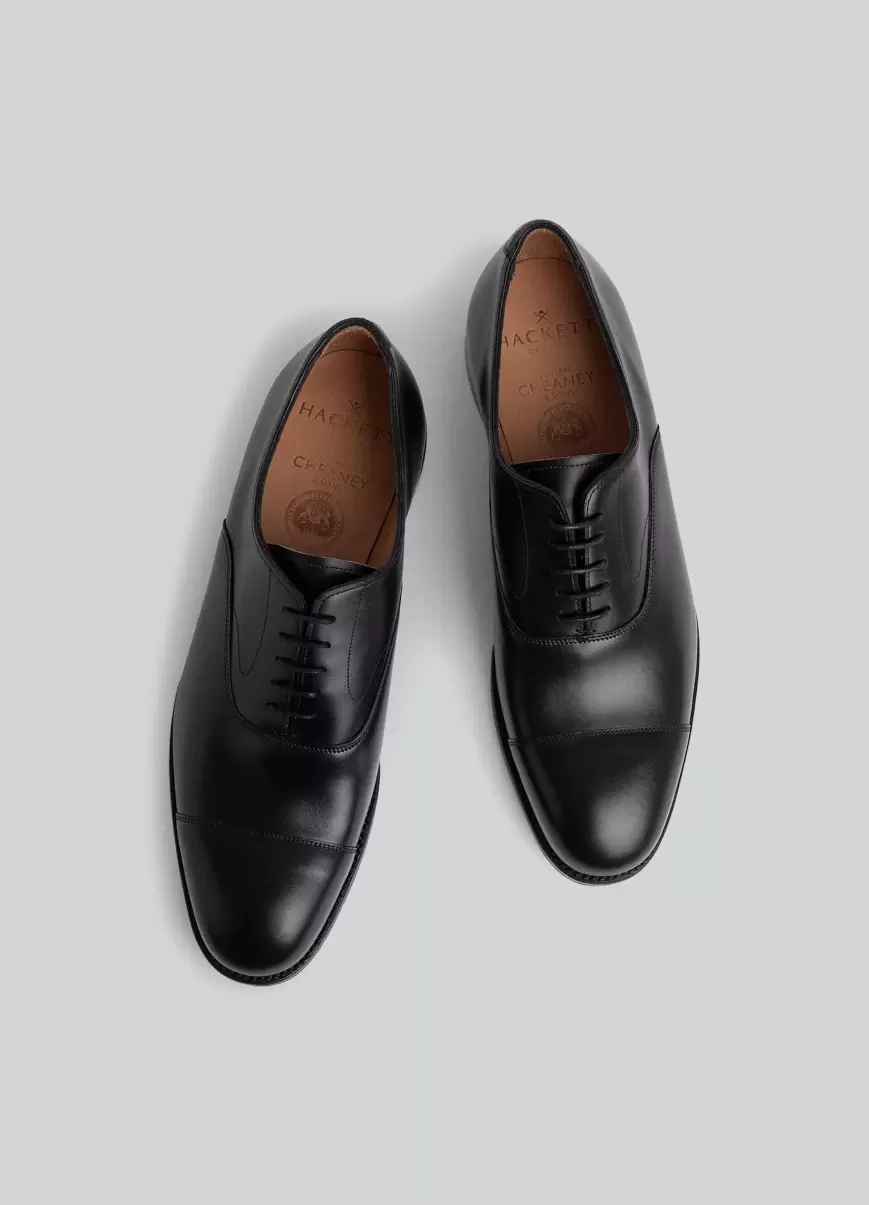 Black Formale Schuhe Herren Oxford-Schuhe Aus Leder Hackett London - 2