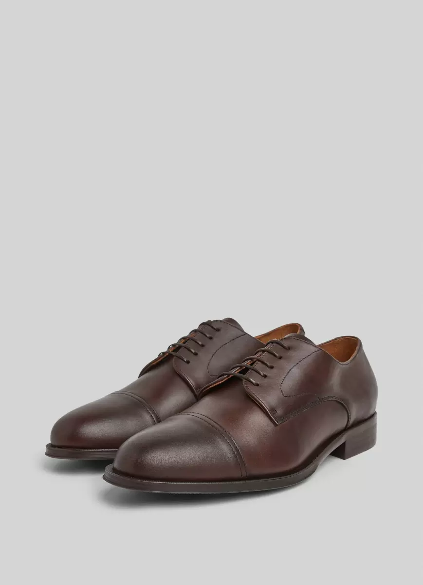 Hackett London Formale Schuhe Herren Dark Brown Blucher Leder - 1