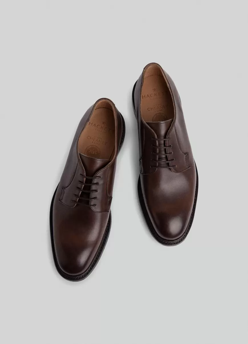 Derby-Schuhe Aus Leder Hackett London Dark Brown Herren Casual-Schuhe - 2