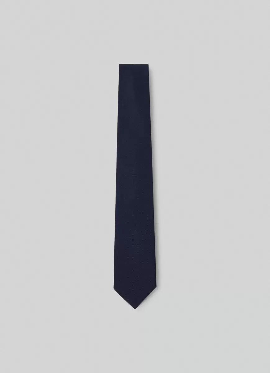 Herren Hackett London Navy Krawatten & Einstecktücher Krawatte Twill Einfarbig