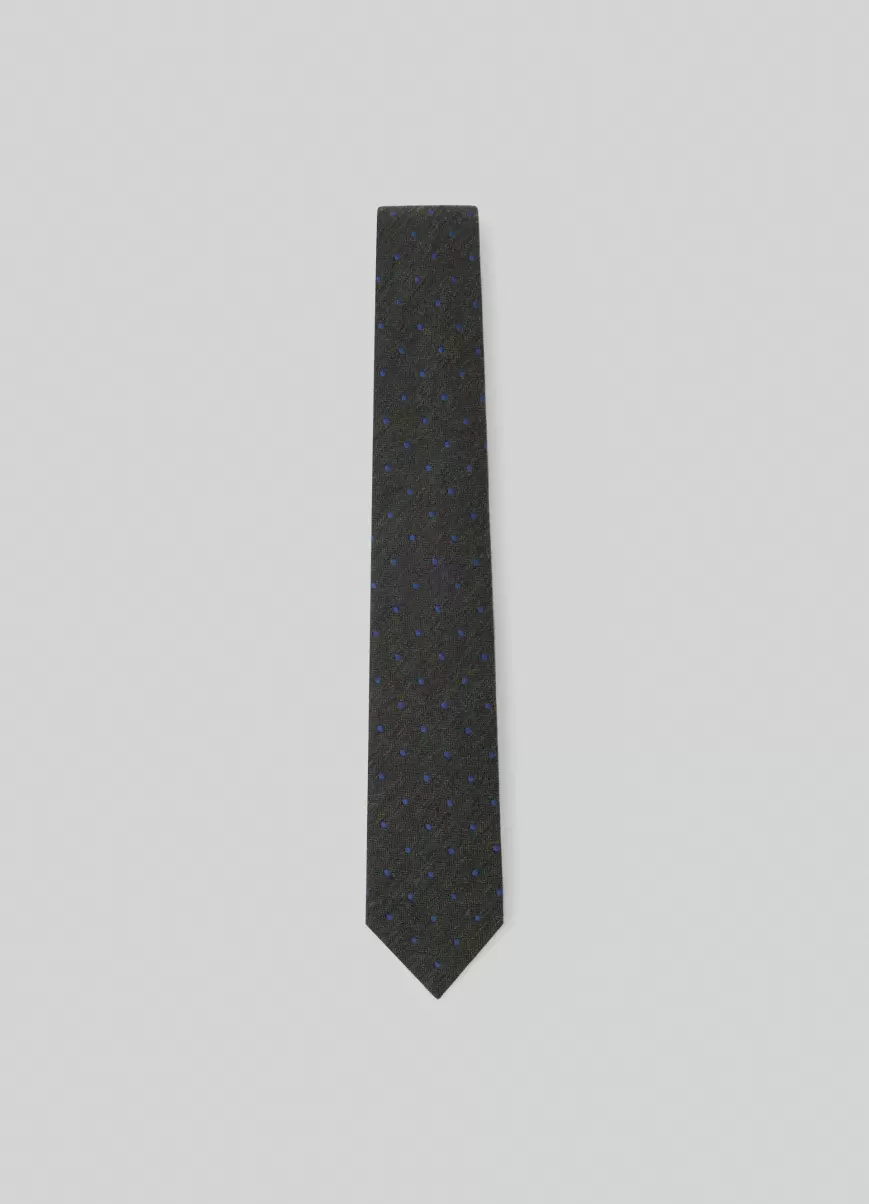 Krawatte Seide Gepunktet Hackett London Herren Krawatten & Einstecktücher Green
