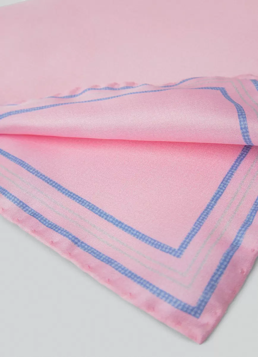 Krawatten & Einstecktücher Pink Herren Hackett London Tuch Seide Fischgrätmuster - 1