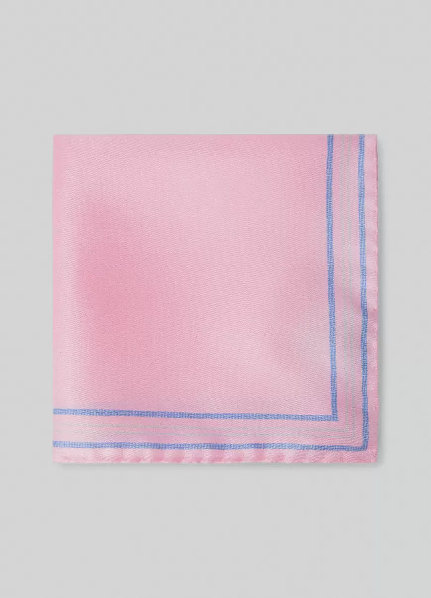 Krawatten & Einstecktücher Pink Herren Hackett London Tuch Seide Fischgrätmuster