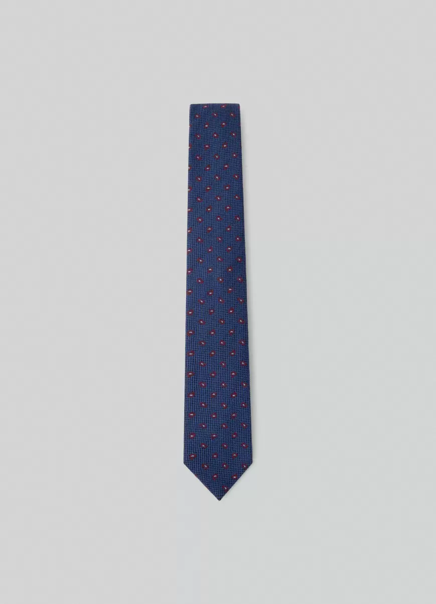 Herren Hackett London Krawatten & Einstecktücher Krawatte Koniferen Blue