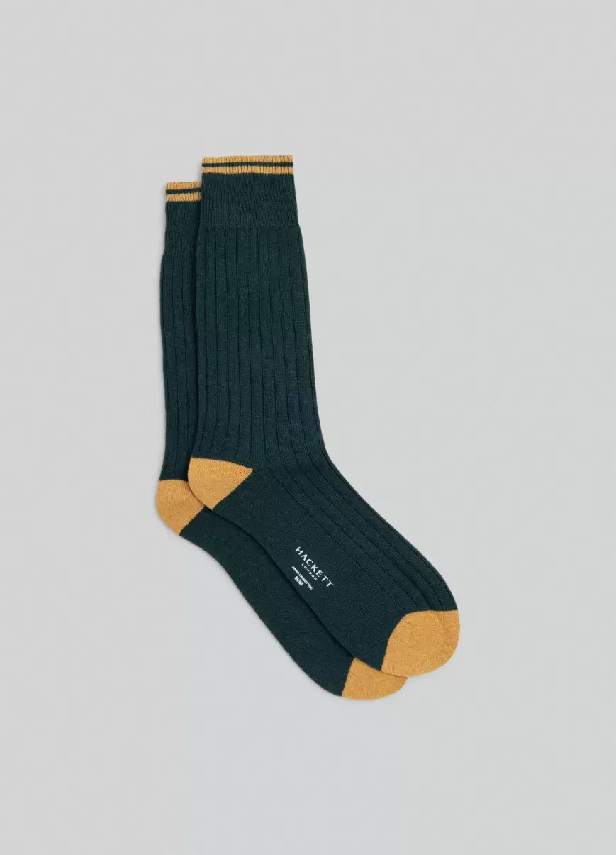 Forest Green Unterwäsche & Socken Socken Aus Kaschmirwolle Herren Hackett London