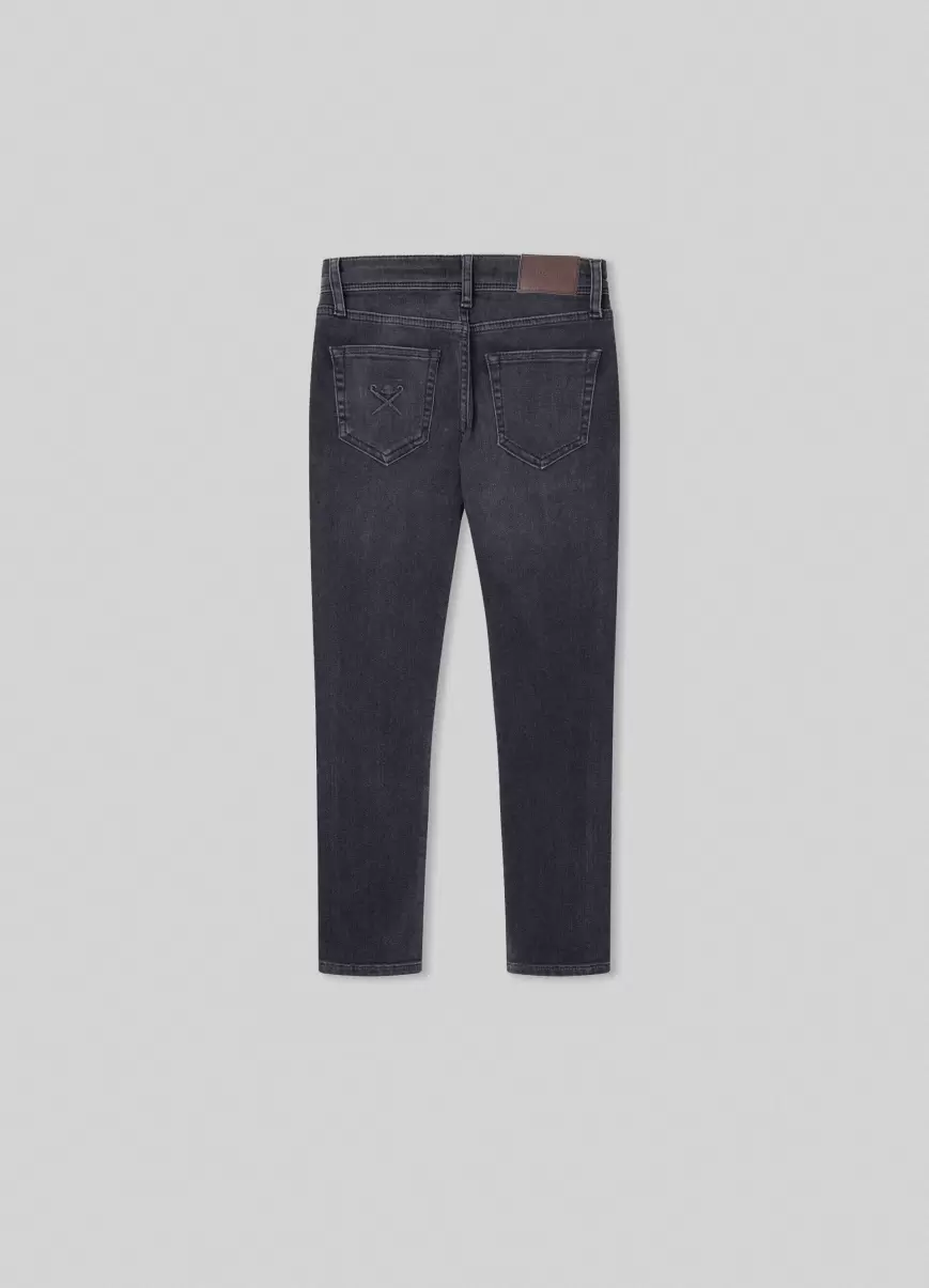 Grey Hackett London Hosen Jeans Denim Grey Slim Fit Herren - 1
