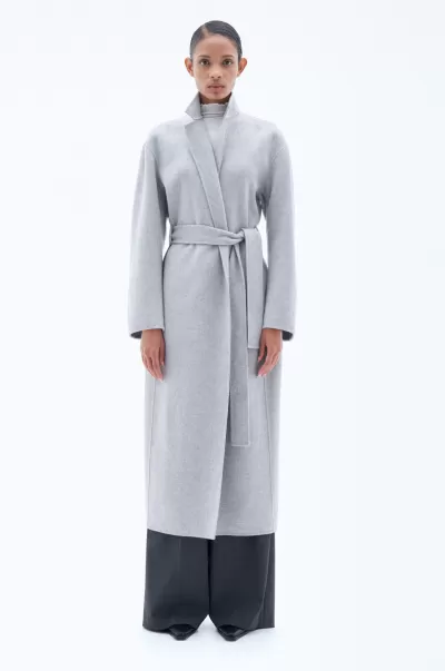 Neues Produkt Alexa Coat Light Grey Melange Filippa K Outerwear Damen