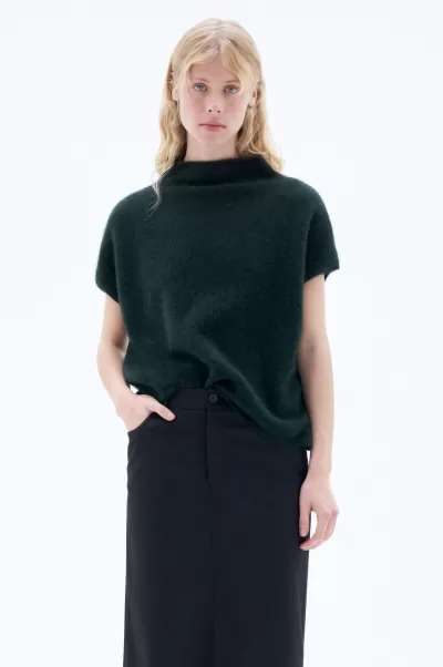 Ximena Sweater Zuverlässigkeit Strick Forest Green Damen Filippa K