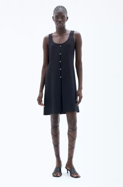 Damen Sonderrabatt Kleider Black Filippa K Re:sourced Crepe Tank Dress