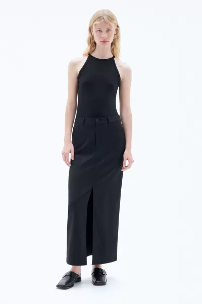 Röcke & Shorts 93 Five Pocket Skirt Filippa K Damen Black Verarbeitung