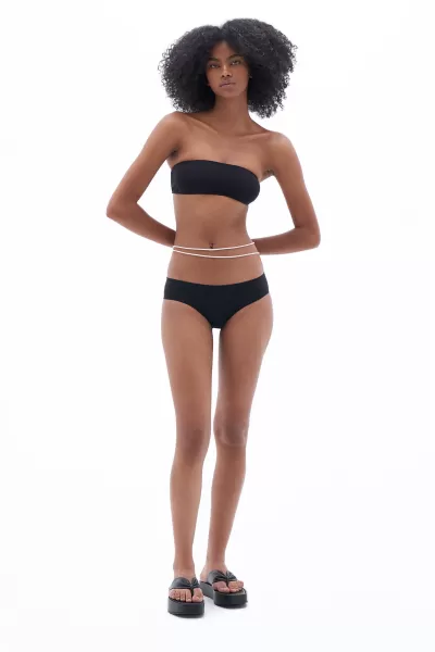Damen Filippa K Mode Bade-Styles Black Bandeau Bikini Top