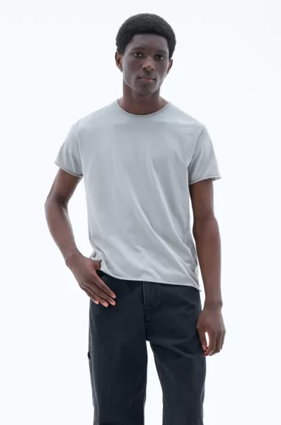 Qualität T-Shirt Mit Rollkragen Herren T-Shirts Filippa K Feather Grey